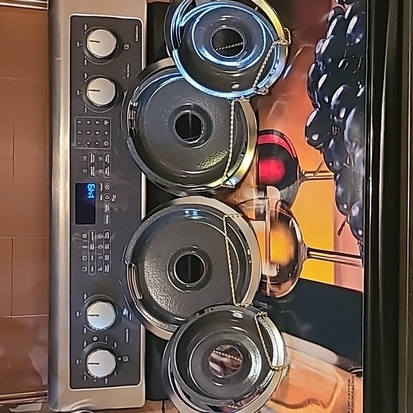 Whirlpool Electric Range Drip Bowls & Rings 8 pcs. OEM 814116 - Picture 1 of 10